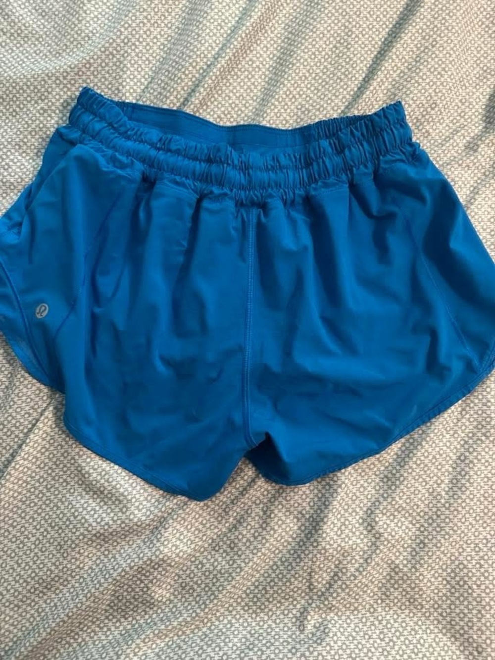 lululemon athletica Bright Blue Athletic Running Shorts